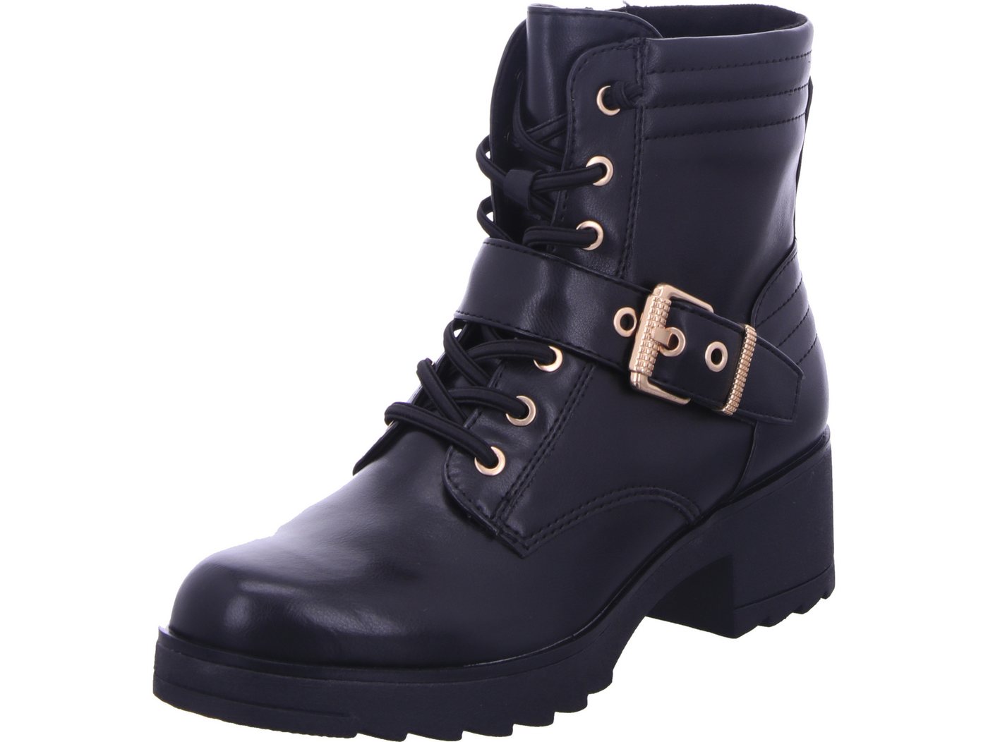 marco tozzi Schnürboots 100% vegan (schwarz)