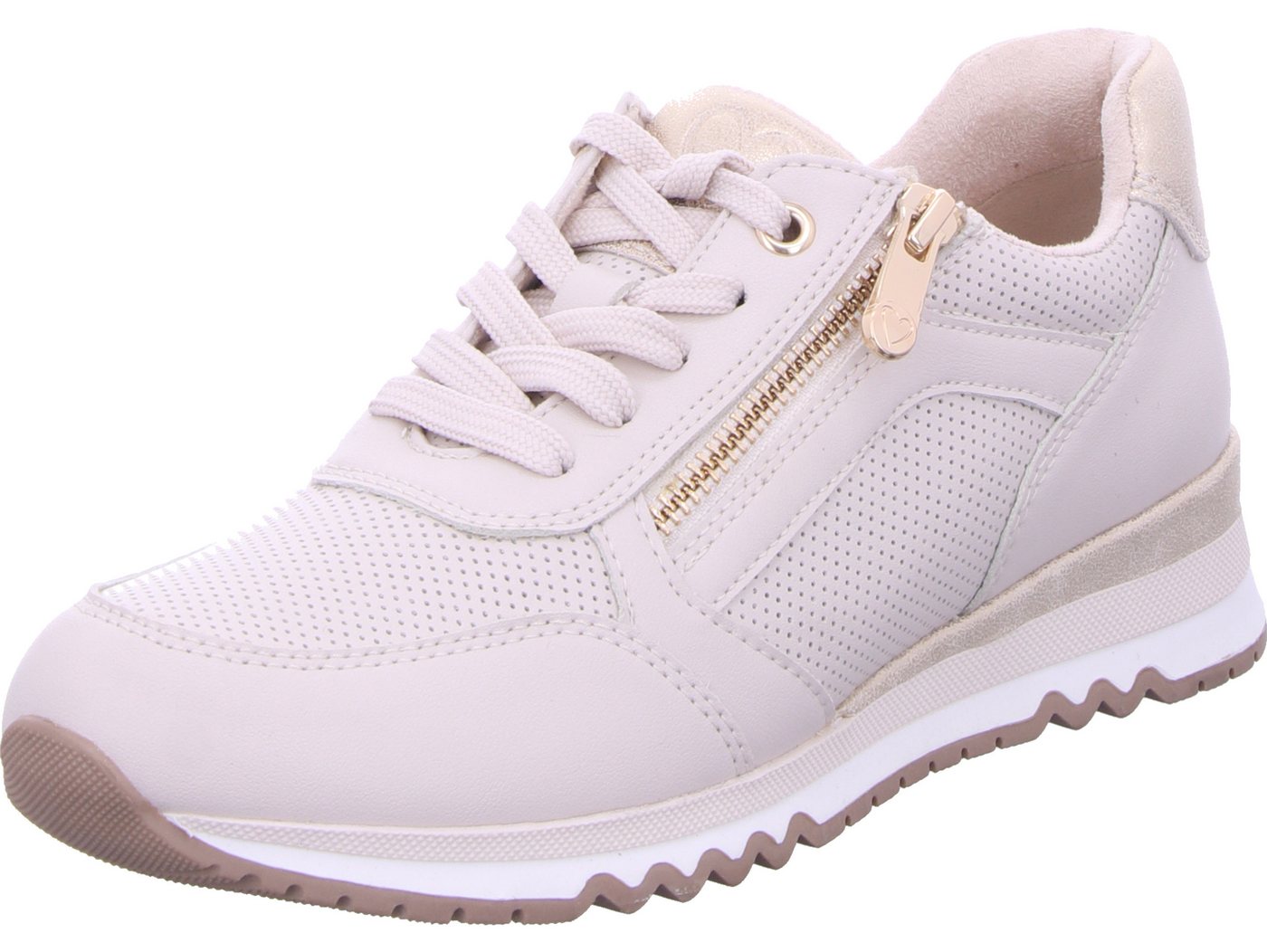 marco tozzi Schnürschuh 100% vegan (beige)