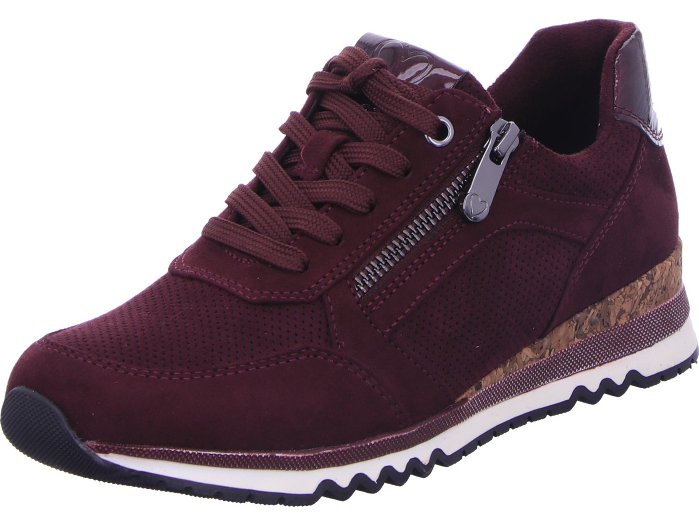 marco tozzi Schnürschuh 100% vegan (rot)