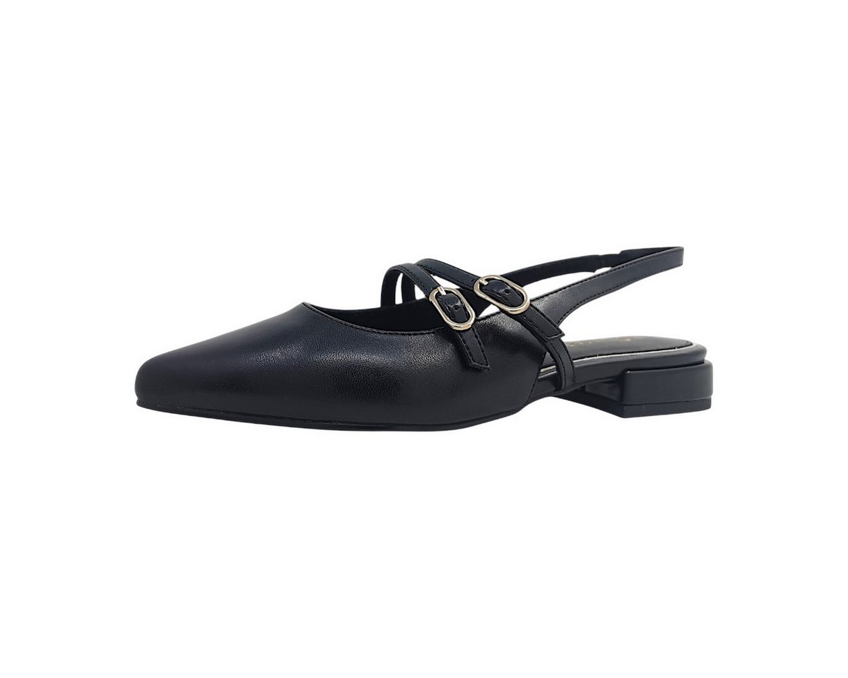 marco tozzi Sling Sandalette Sandale (schwarz)