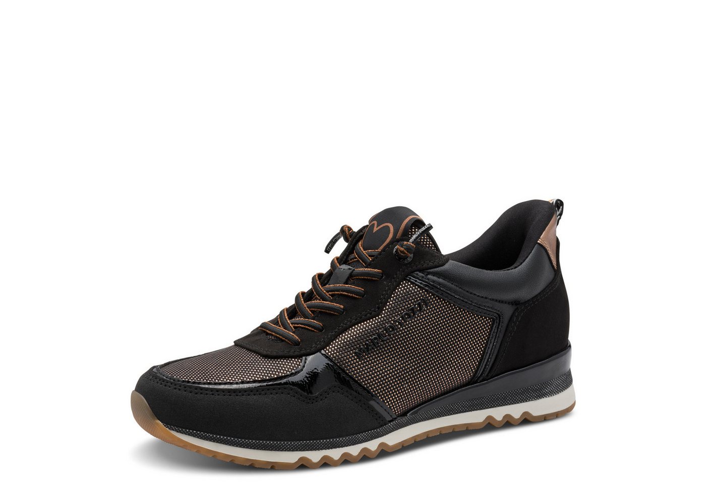 marco tozzi Slip-On Sneaker, Freizeitschuh, Halbschuh, Schnürschuh mit Feel Me-Ausstattung