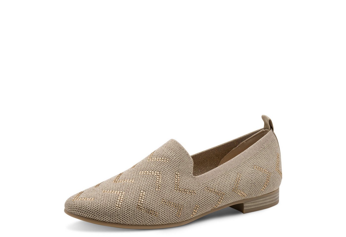 marco tozzi Slipper Blockabsatz, Businessschuh Schlupfschuh in veganer Verarbeitung