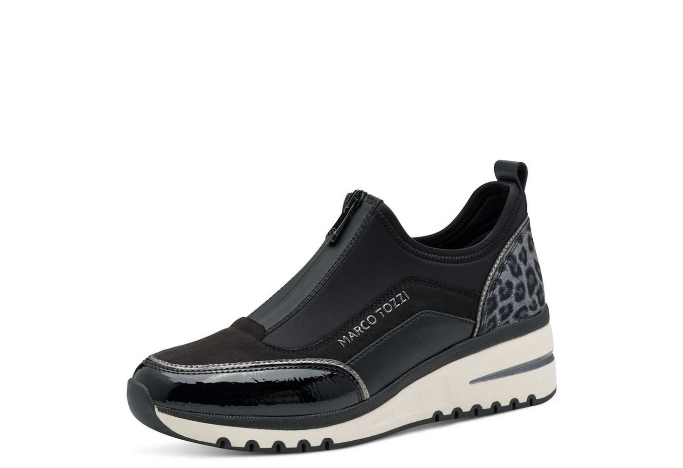 marco tozzi Slipper Slipper (schwarz)