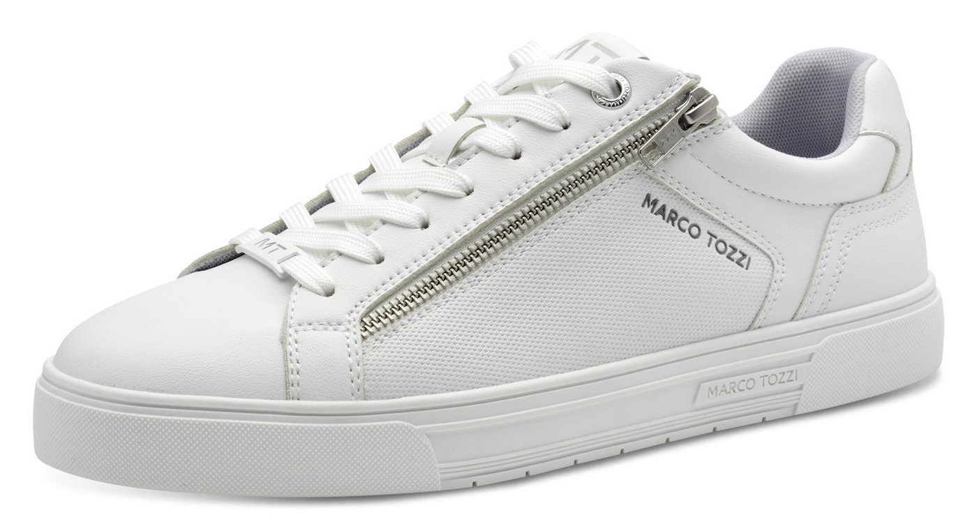 marco tozzi Sneaker, Freizeitschuh, Halbschuh, Schnürschuh mit seitlicher Logoprägung