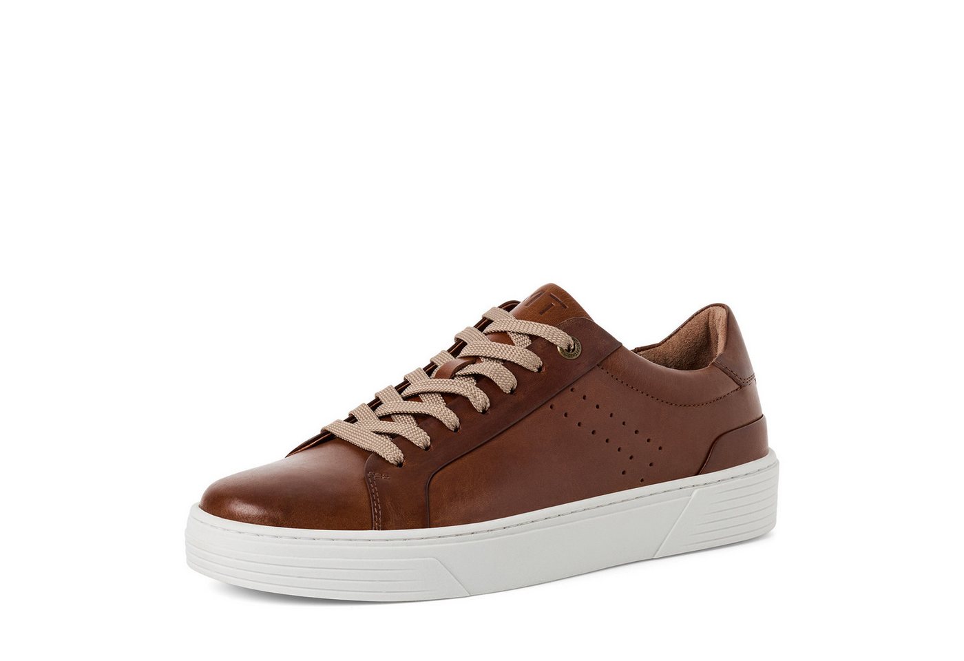 marco tozzi Sneaker Schnürschuh, Halbschuh, Freizeitschuh mit seitlichem Lochmuster