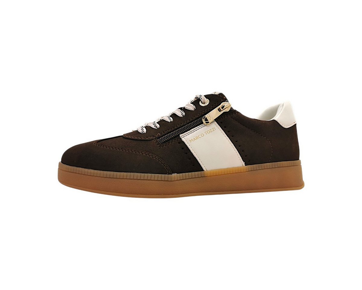marco tozzi sportlicher Schnürer Schnürschuh (braun)