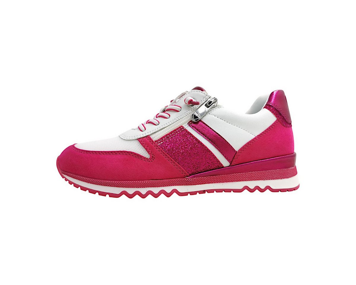 marco tozzi sportlicher Schnürer Schnürschuh (rosa)