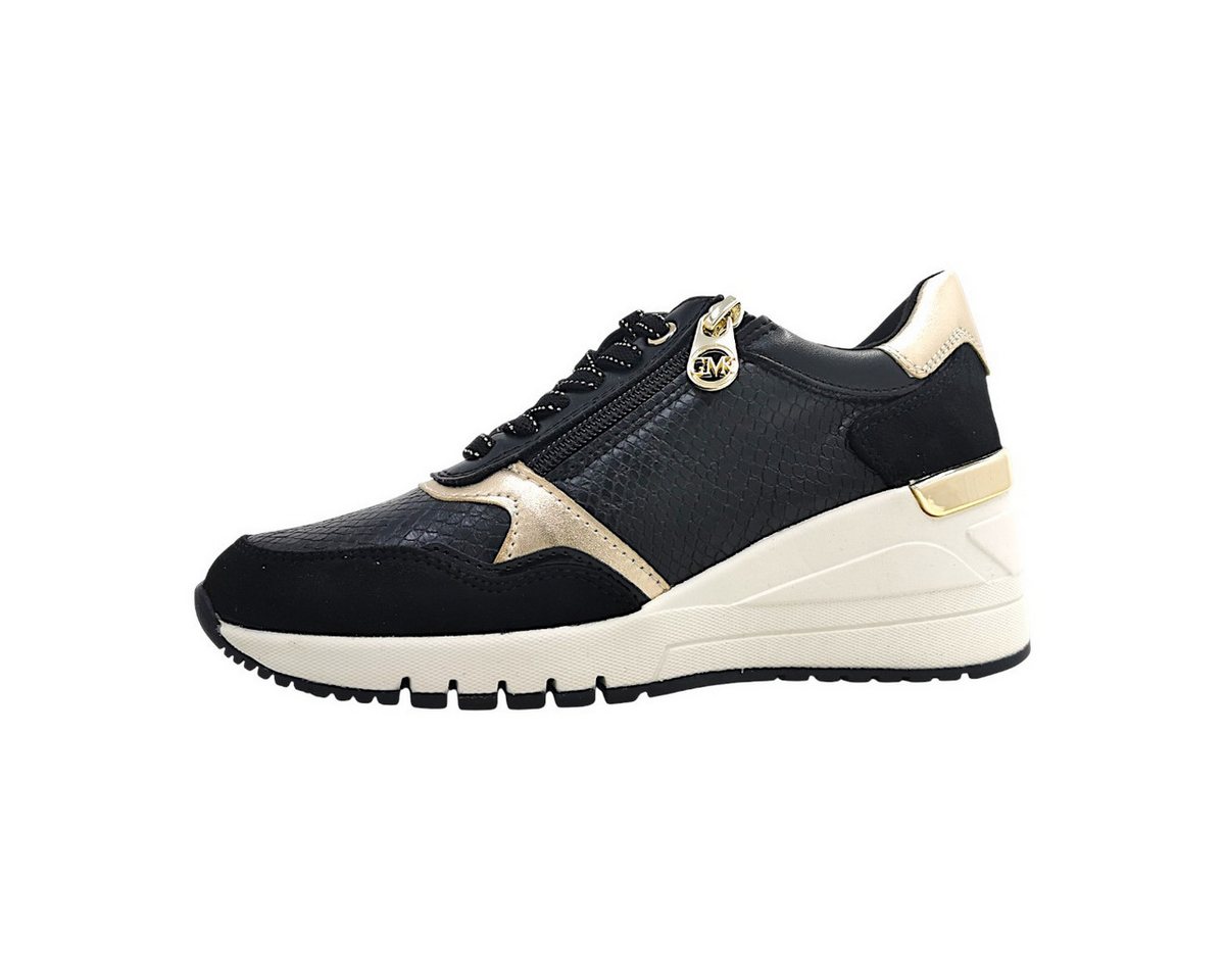 marco tozzi sportlicher Schnürer Schnürschuh (schwarz)