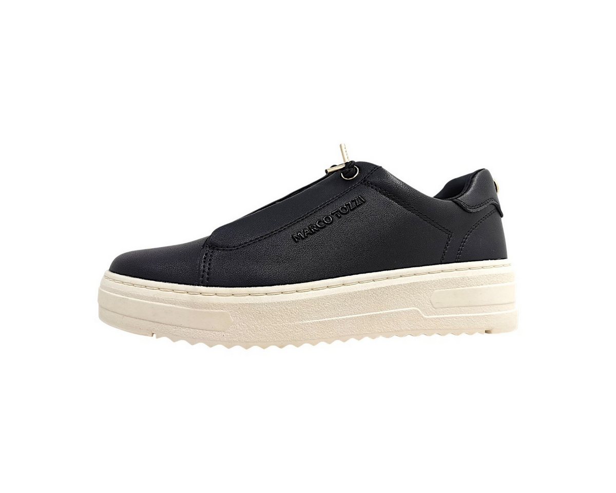 marco tozzi sportlicher Schnürer Schnürschuh (schwarz)