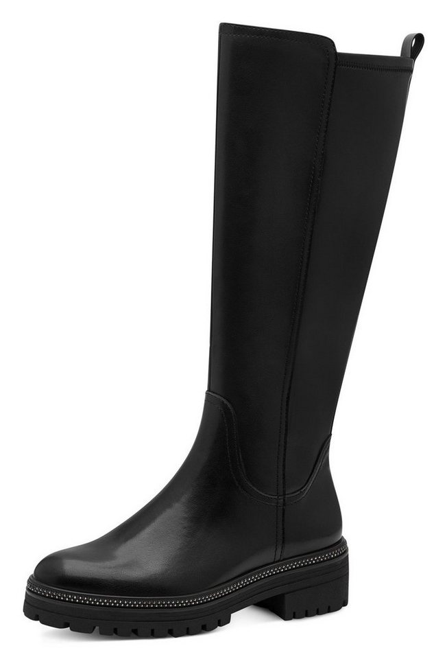 marco tozzi Stiefel, Blockabsatz, Langschaftstiefel mit Feel me Dämpfung