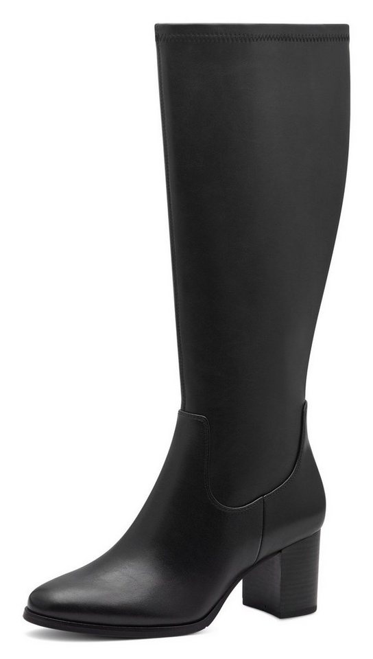 marco tozzi Stiefel klassischer Stiefel in Karreeform als Allrounder