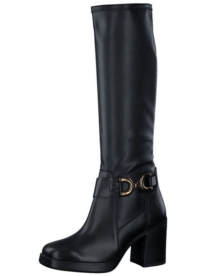 marco tozzi Stiefel Leder/Synthetik High-Heel-Stiefel