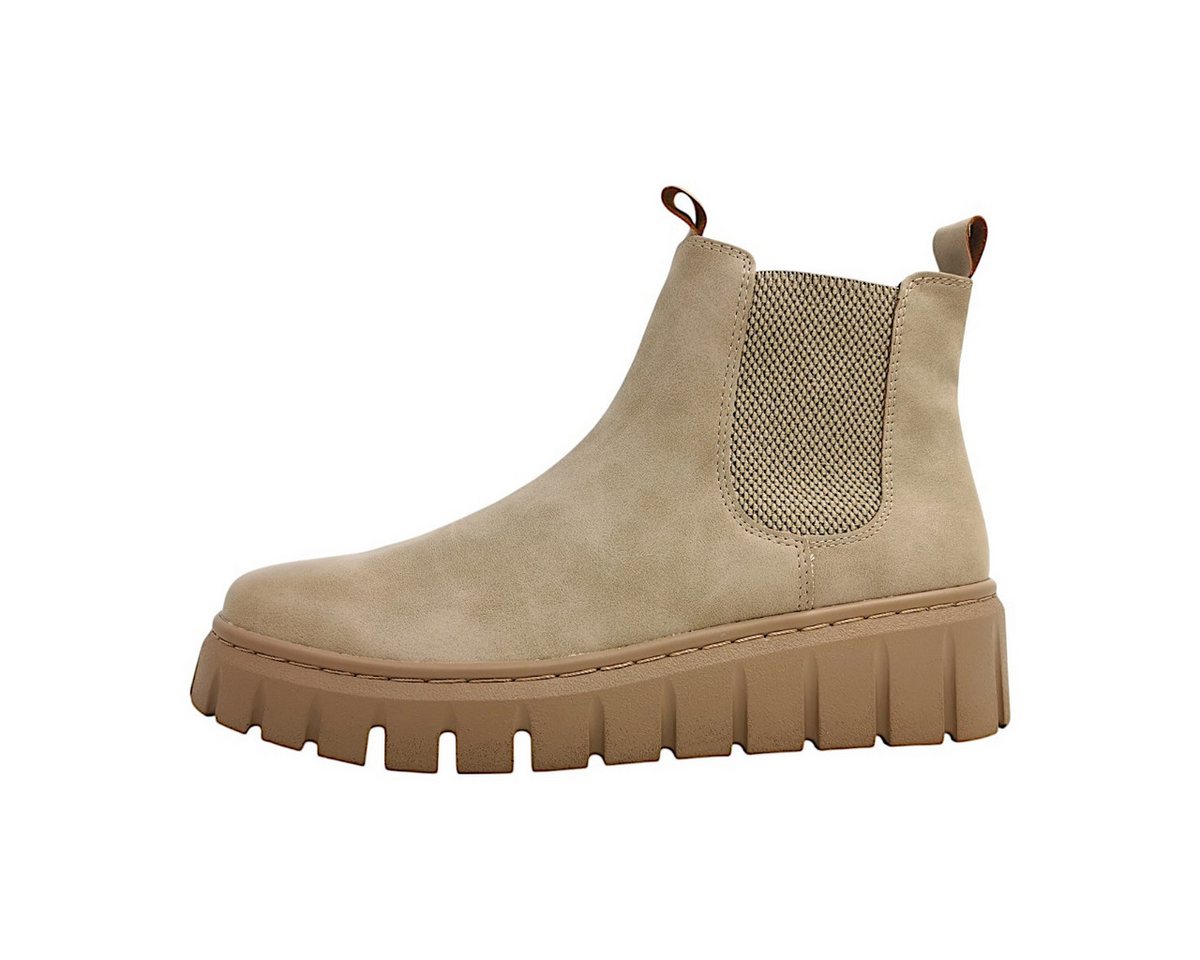 marco tozzi Stiefel Schnürstiefel (beige)