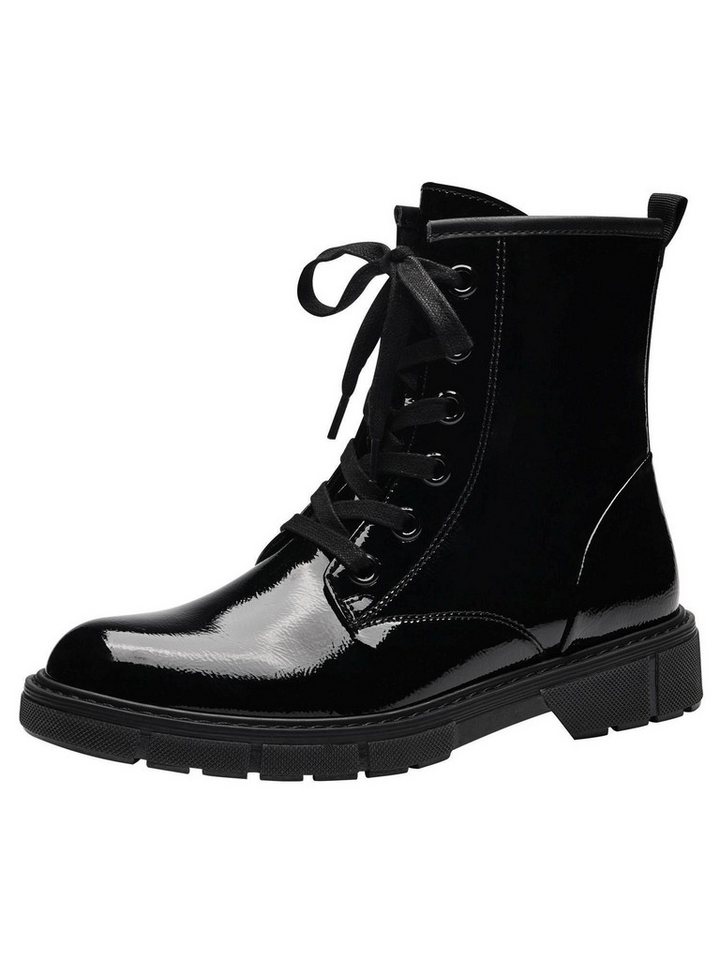 marco tozzi FEEL, Vegan mit Blockabsatz Blockabsatz 2-25282-41 Schnürstiefelette FEEL