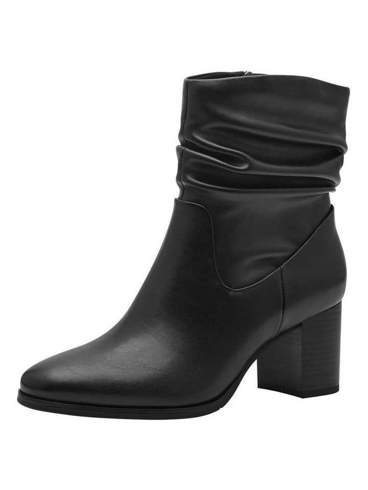 marco tozzi FEEL, Vegan mit Blockabsatz Blockabsatz 2-25335-43 Stiefelette FEEL