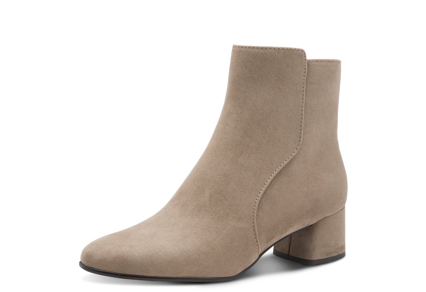 marco tozzi Stiefelette, Blockabsatz, Businessschuh, Ankleboots mit Ziernähen