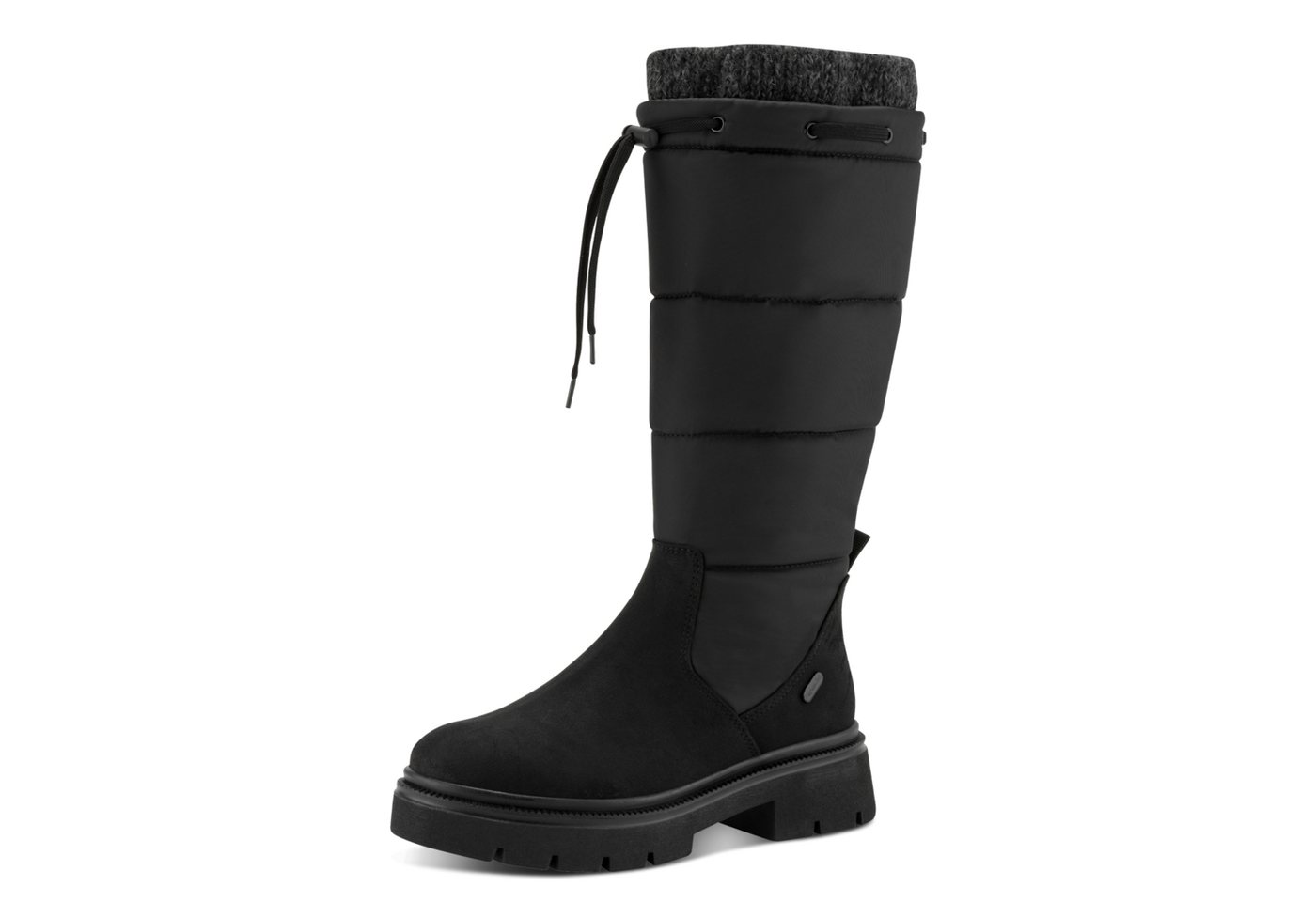 marco tozzi Winterstiefel, Schneestiefel, Outdoorstiefel, mit Ziersteppungen am Schaft