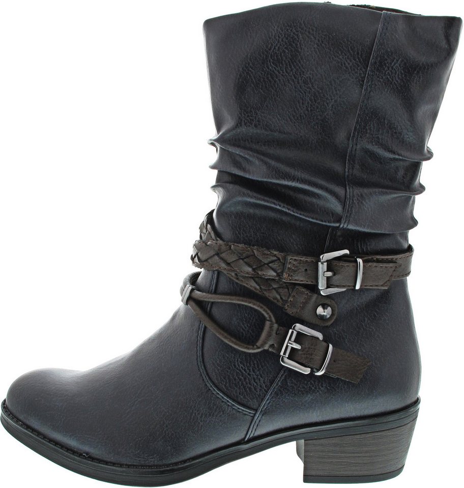 marco tozzi Winterstiefelette (blau)
