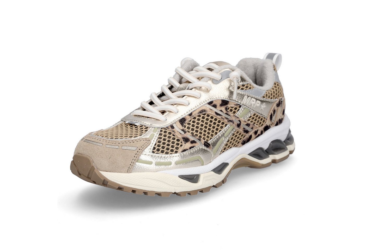 Maripé Damen Sneaker Amsterdam beige leo Sneaker