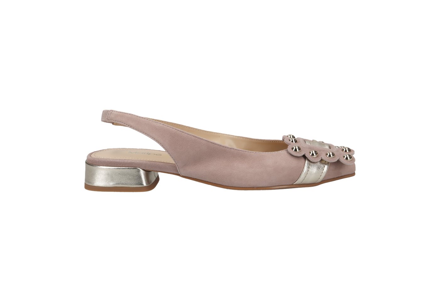 Maripé MONICA V.2 FLUX, Peeptoes & Slingpumps, Beige / Gold, Damen Peeptoepumps