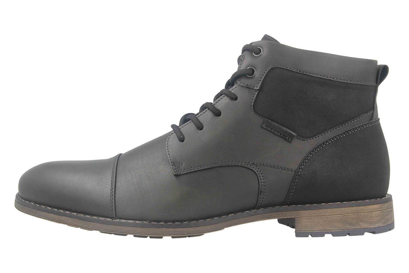 Mavins 3HH0180201 2100 Black PU Schnürboots