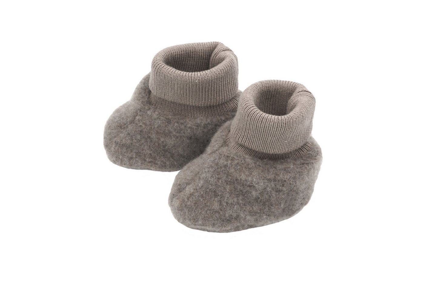 Maximo GOTS BABY-Schuhe, Wollfleece Strickbund Krabbelschuh (1-tlg)