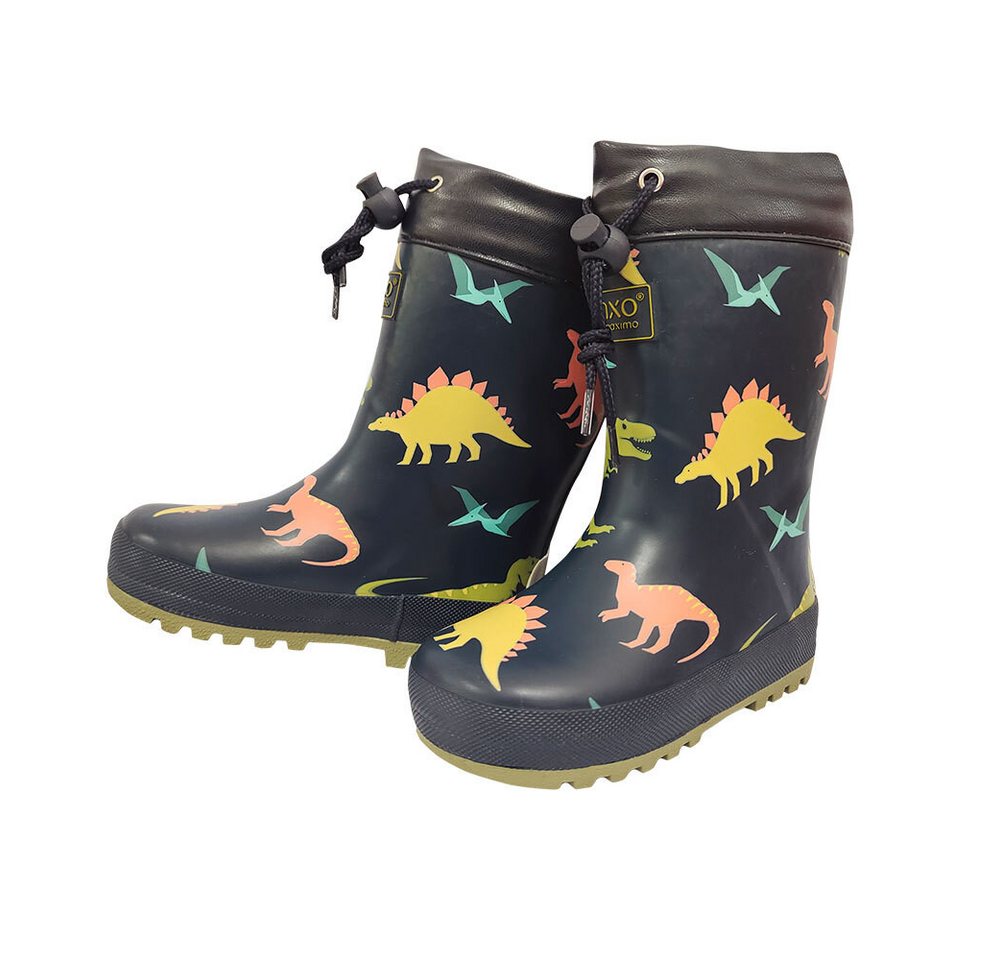 Maximo Gummistiefel allover Dino Reflekt 3M, Stulpe, Winterfutter Gummistiefel (2-tlg)