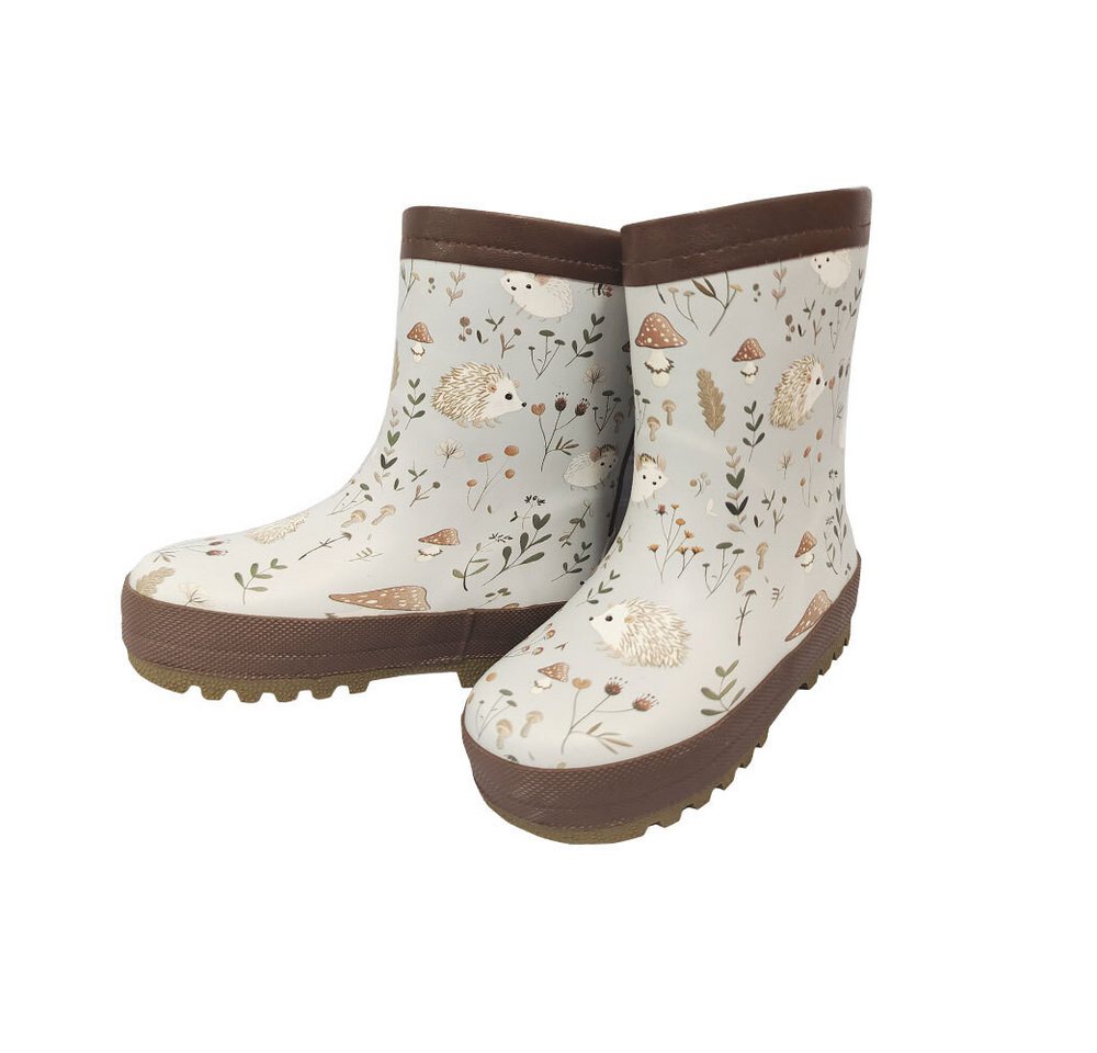Maximo Gummistiefel allover Igel Fotoprint, Winterfutter Gummistiefel (1-tlg)