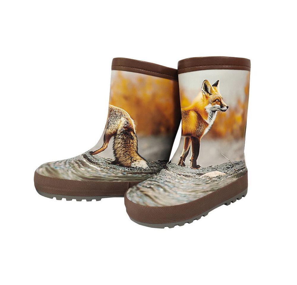 Maximo Gummistiefel Fuchs Fotoprint, Reflekt 3M, Winterfutter Gummistiefel (2-tlg)
