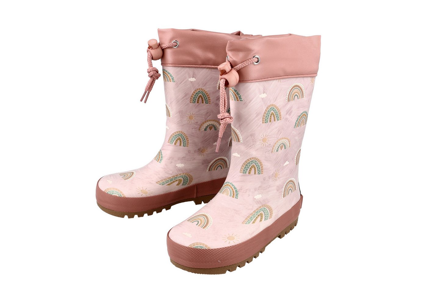 Maximo Gummistiefel (2-tlg) Allover-Print, leicht gefüttert, reflektierend