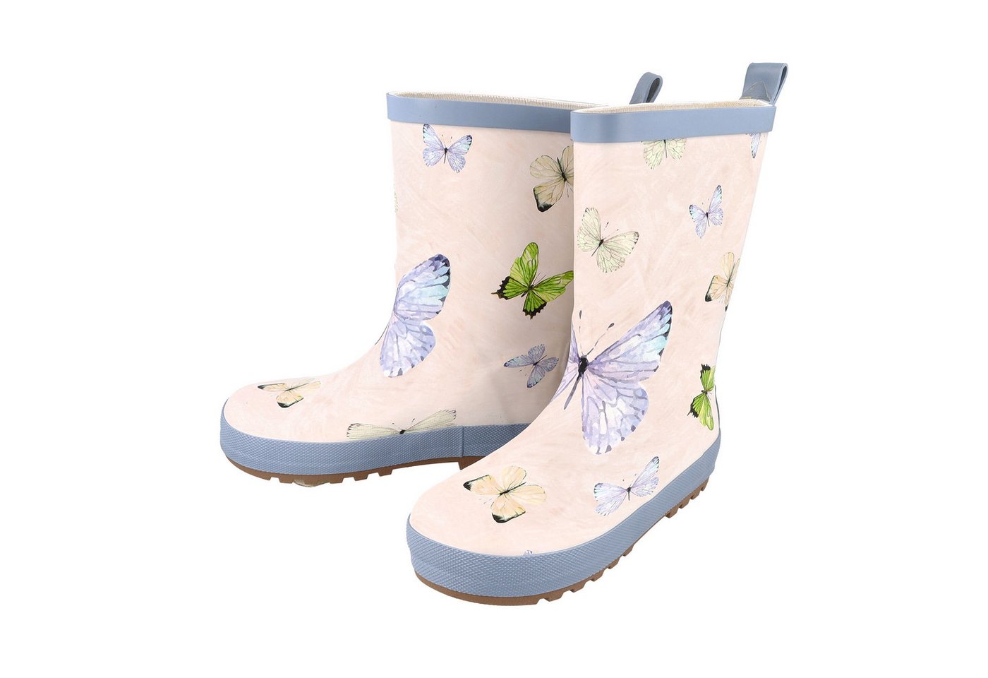 Maximo Gummistiefel Schmetterling Reflekt 3M, Jerseyfutter Gummistiefel (2-tlg)