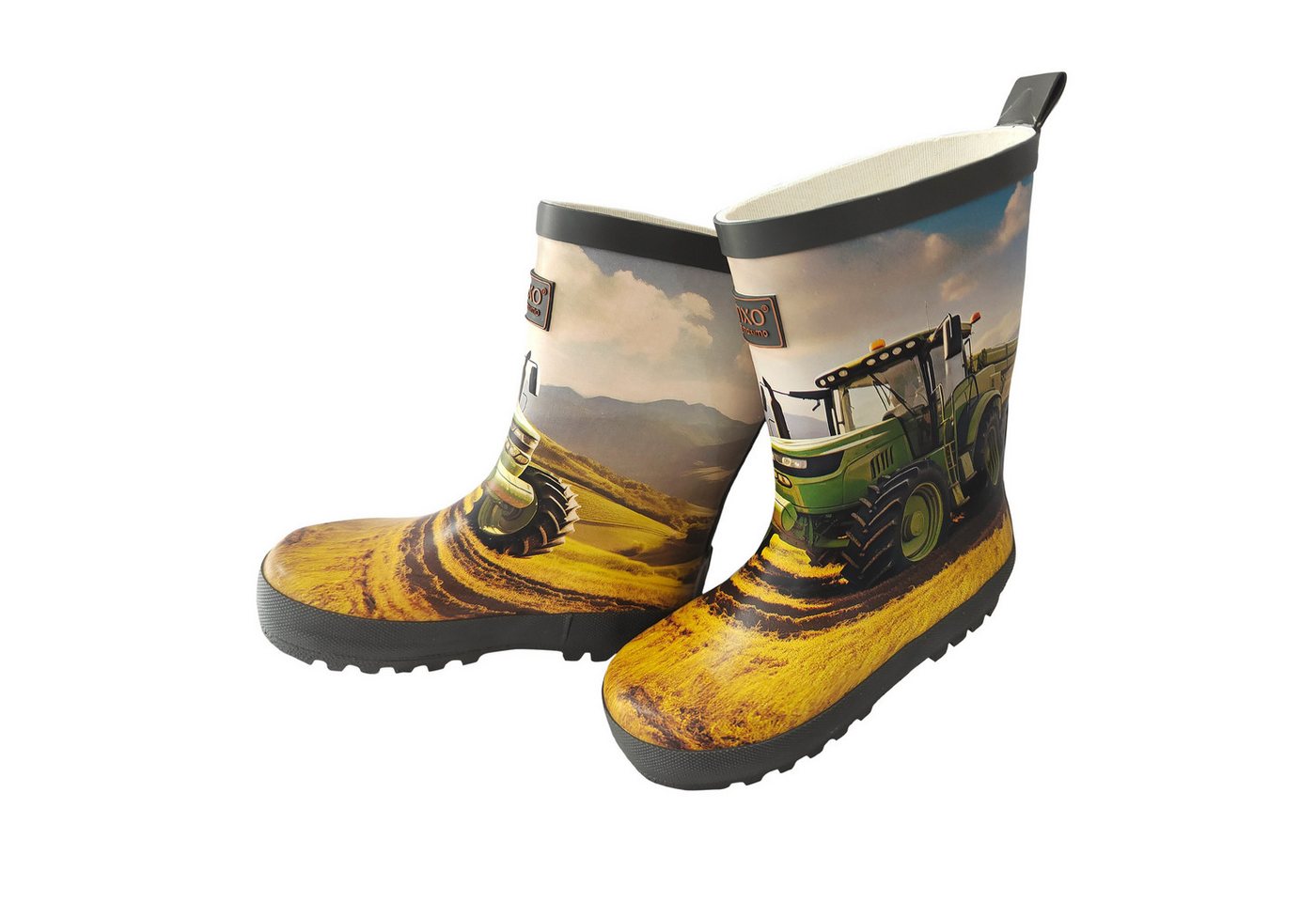 Maximo Gummistiefel Traktor Jerseyfutter, Fotoprint, Reflekt 3M Gummistiefel (1-tlg)