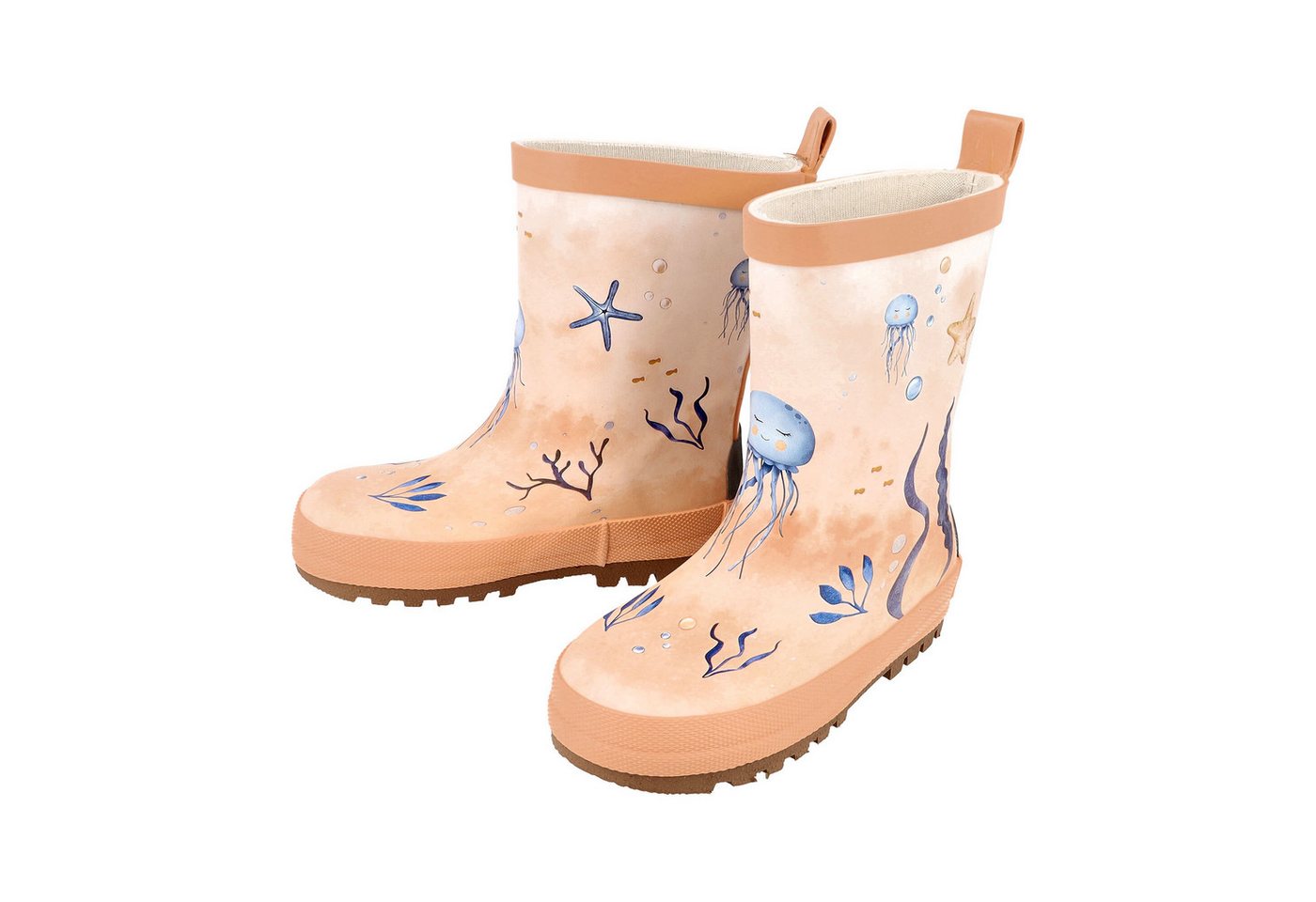 Maximo Gummistiefel Unterwasser Qualle, Reflekt 3M, Jerseyfutter Gummistiefel (2-tlg)