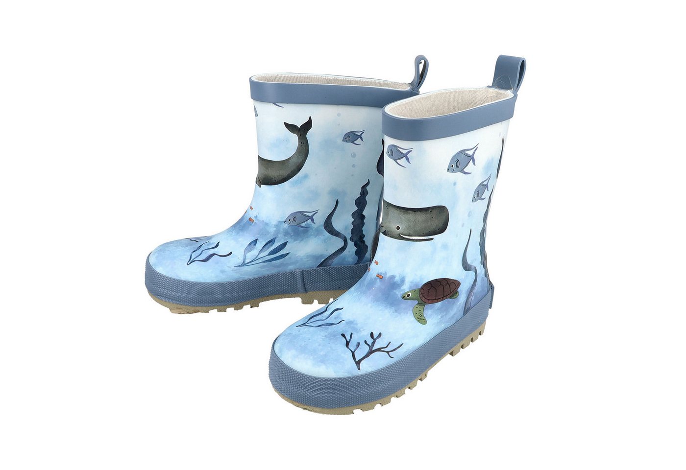 Maximo Gummistiefel Unterwasser Wal Reflekt 3M, Jerseyfutter Gummistiefel (2-tlg)
