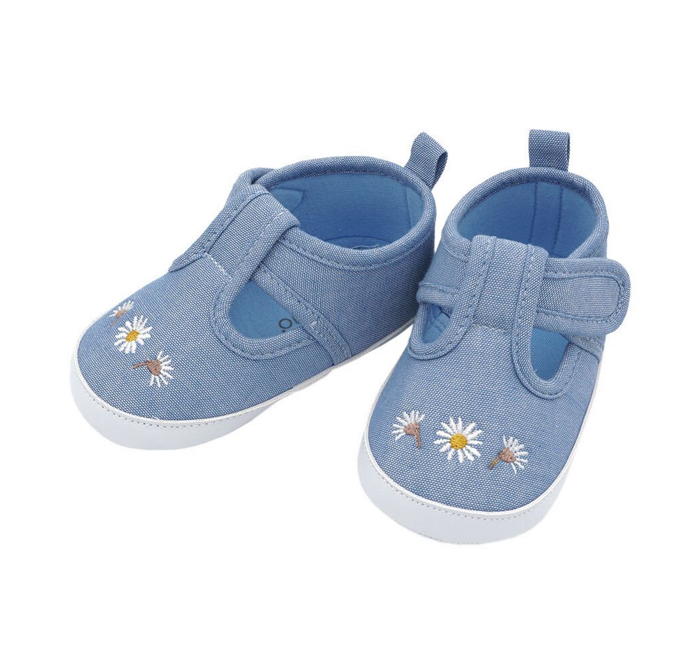 Maximo Schuhe Daisy,Klettverschluß Anti-Rutsch-Sohle, TPR Lauflernschuh (2-tlg)