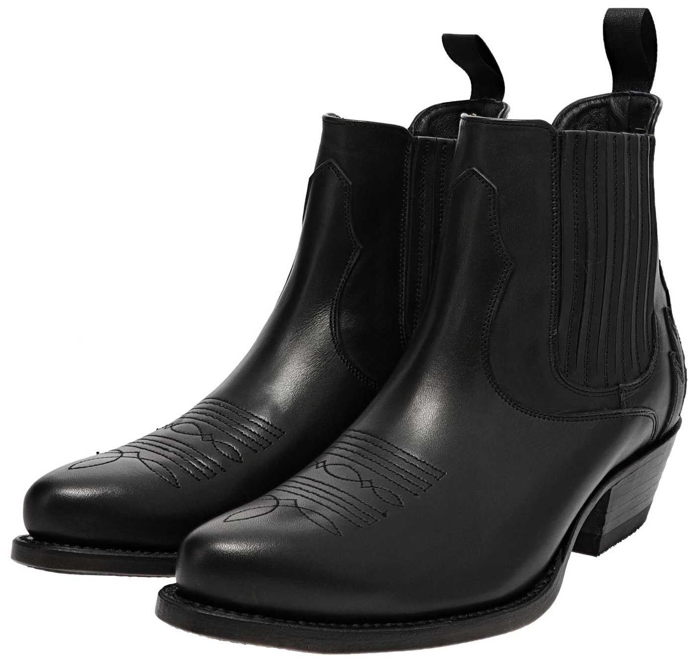 Mayura Boots MARYLIN 2487 Schwarz Cowboystiefel Rahmenhgenähte Damen Stiefelette