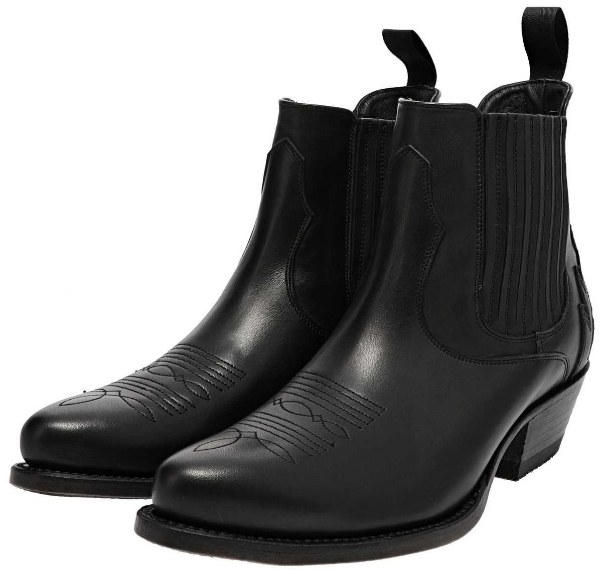 Mayura Boots MARYLIN 2487 Schwarz Cowboystiefel Rahmenhgenähte Damen Stiefelette