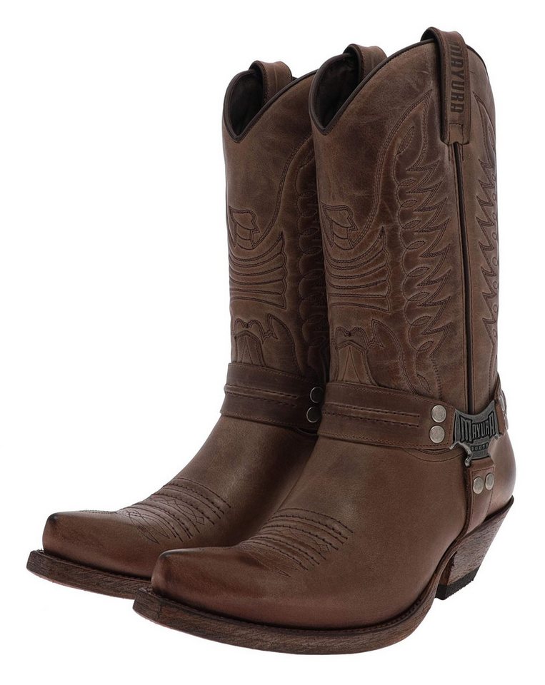 Mayura Boots MB013 Braun Cowboystiefel Rahmengenähter Westernstiefel