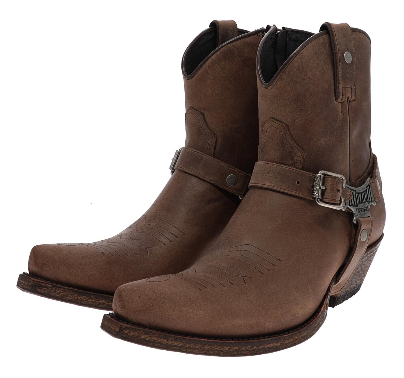 Mayura Boots MB014 Westernstiefelette Braun Westernstiefelette Rahmengenäht