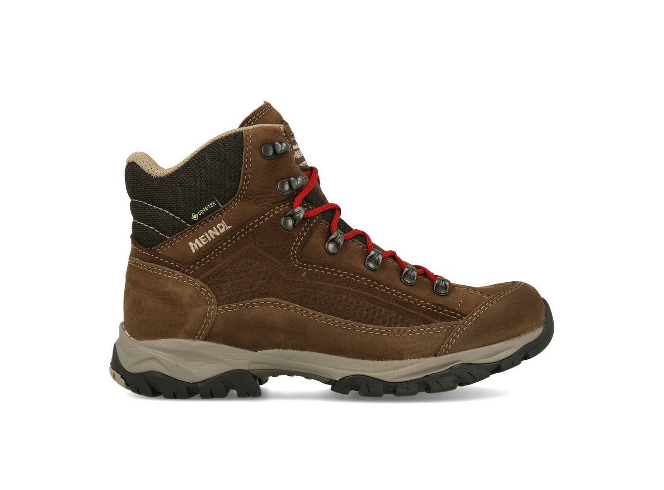 Meindl Baltimore Lady GTX Damen Kastanie / Rot Outdoorschuh