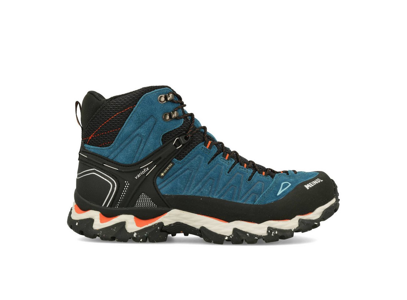 Meindl Lite Hike GTX Herren Blau Orange Outdoorschuh