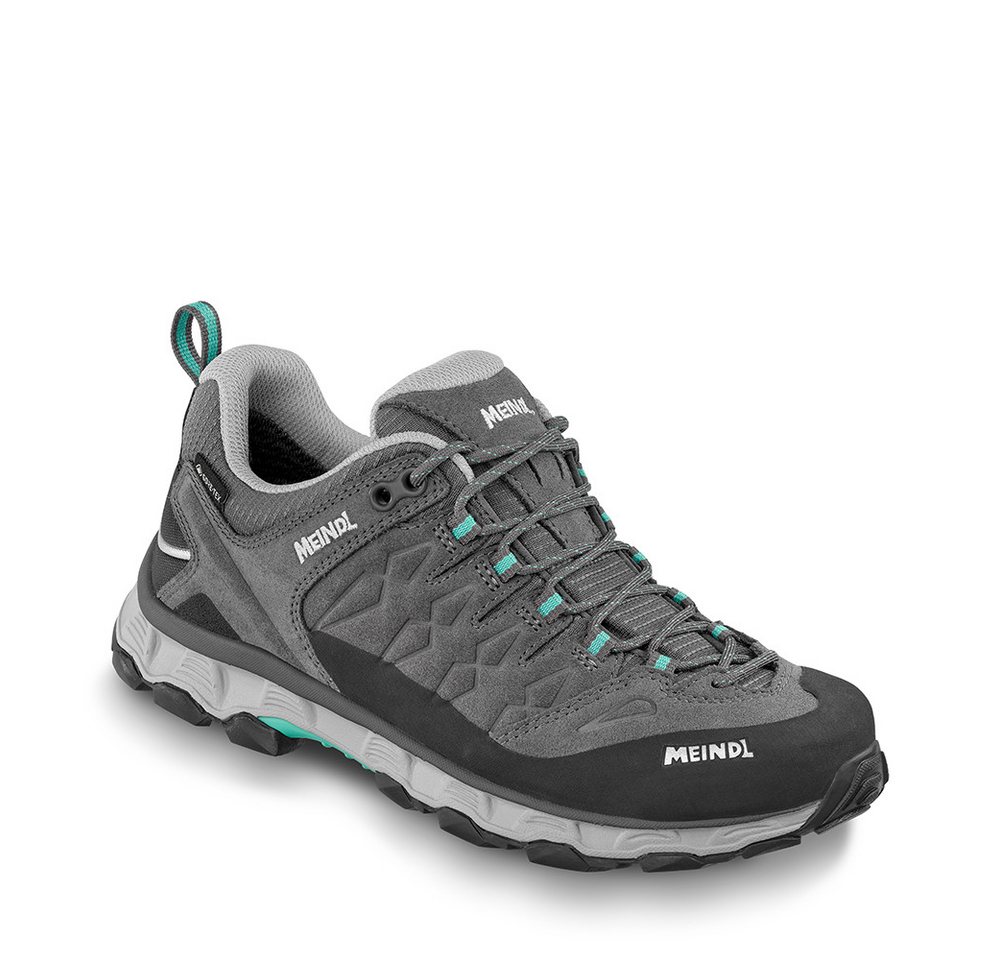 Meindl Lite Trail Lady GORE-TEX grau/türkis Wanderschuh GORE-TEX® – Winddicht, wasserdicht und atmungsaktiv