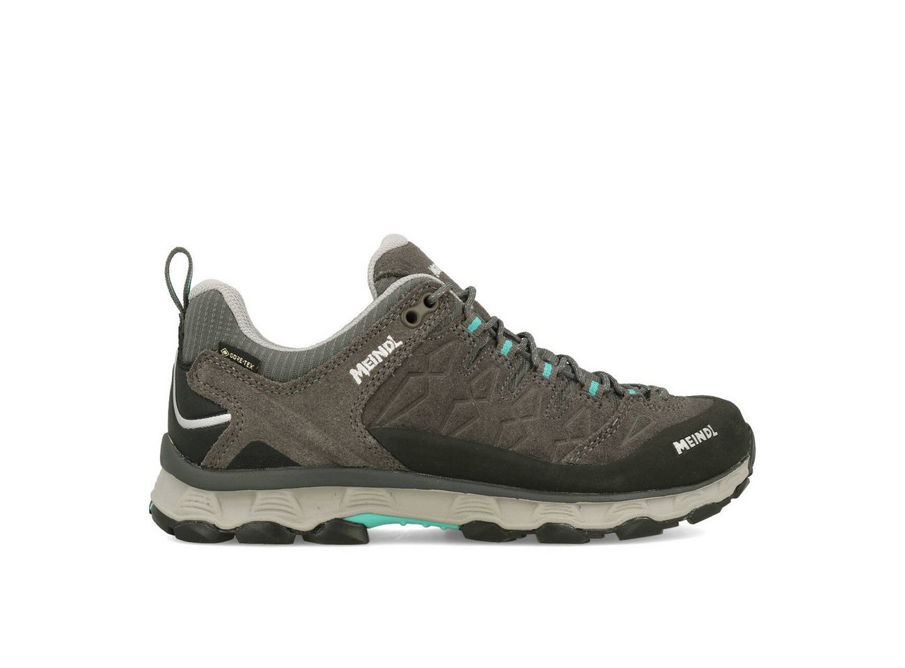 Meindl Lite Trail Lady GTX Damen Grau Türkis Outdoorschuh