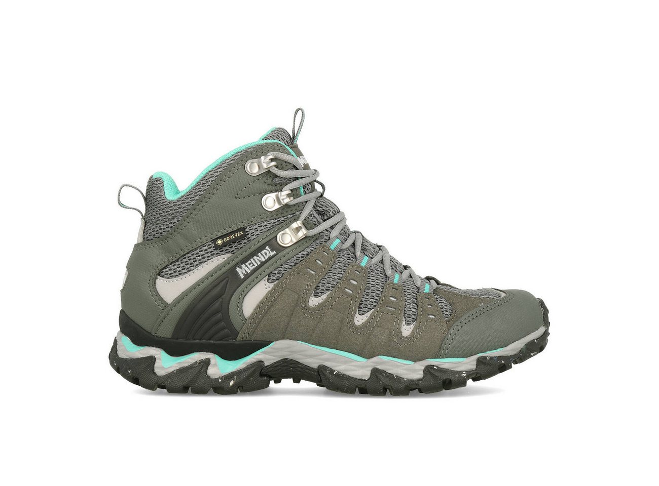 Meindl Respond Lady Mid II GTX Damen Anthrazit Türkis Outdoorschuh