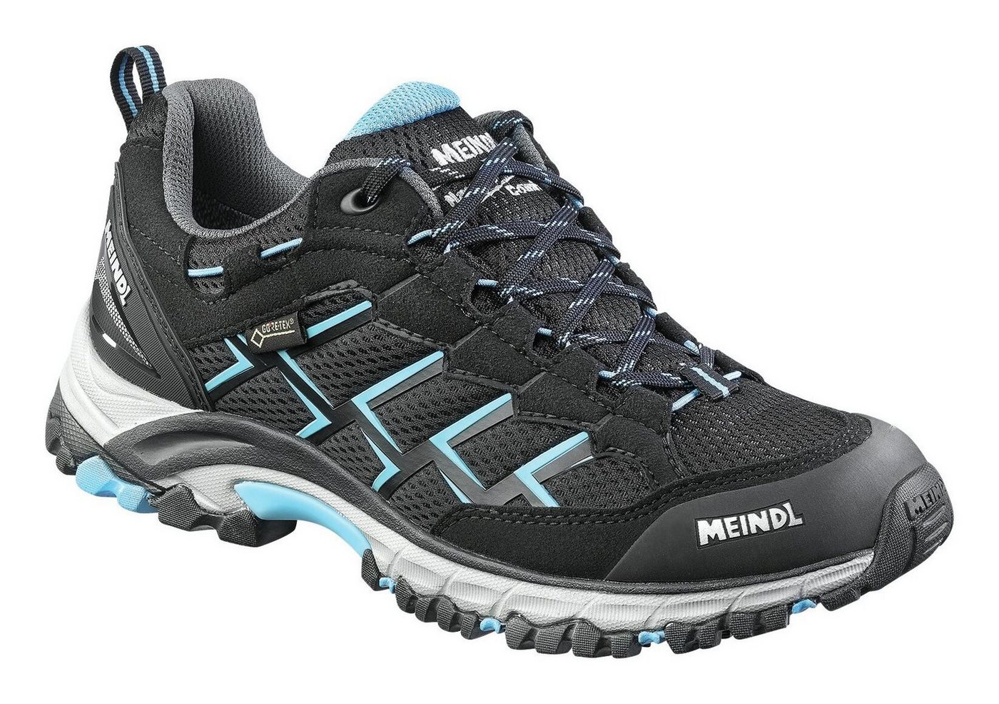 Meindl Schnürschuh Sportschuh 3823-01 schwarz/azur Größe 38 / 5