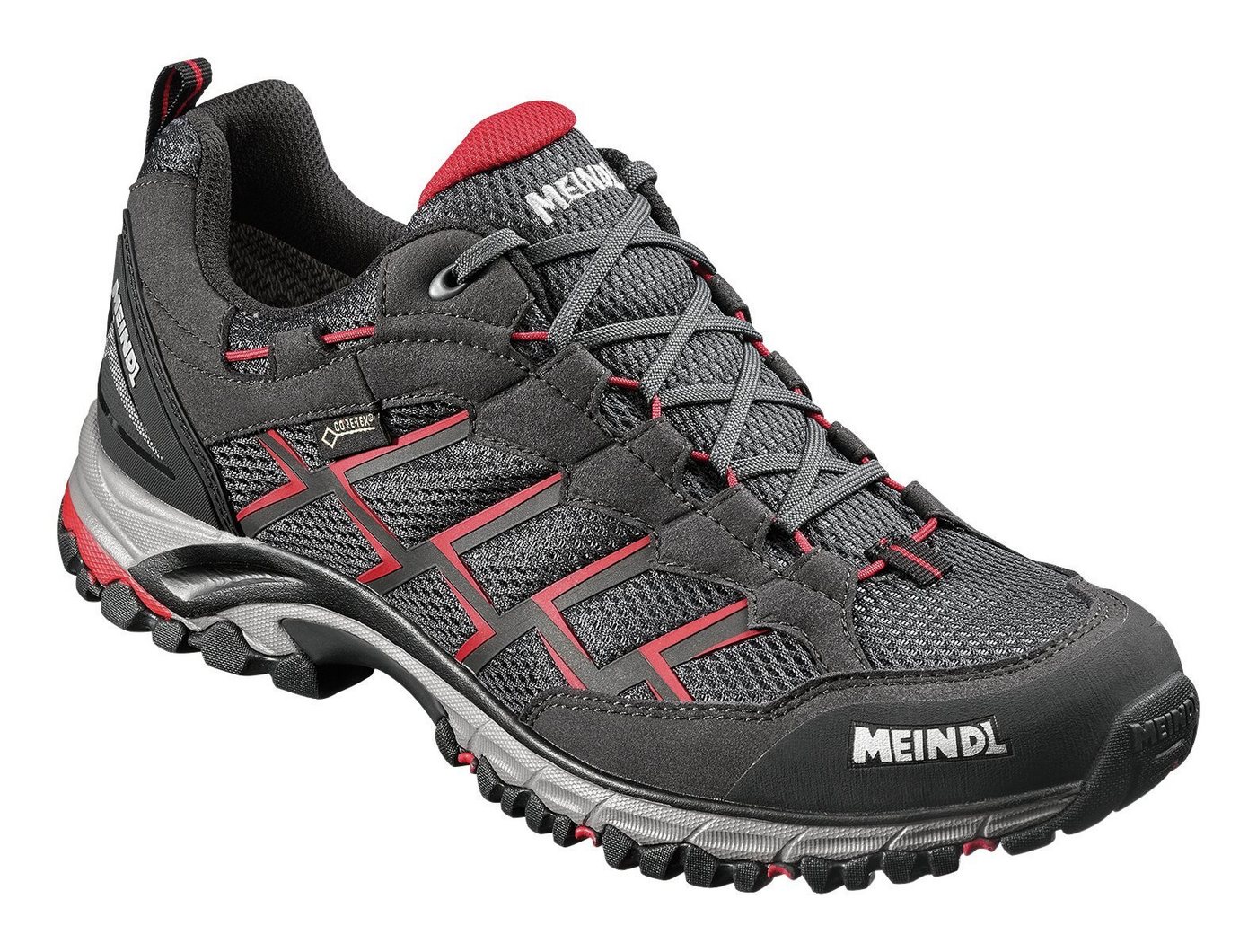 Meindl Schnürschuh Sportschuh 3825-01 schwarz/rot Größe 40 / 6,5
