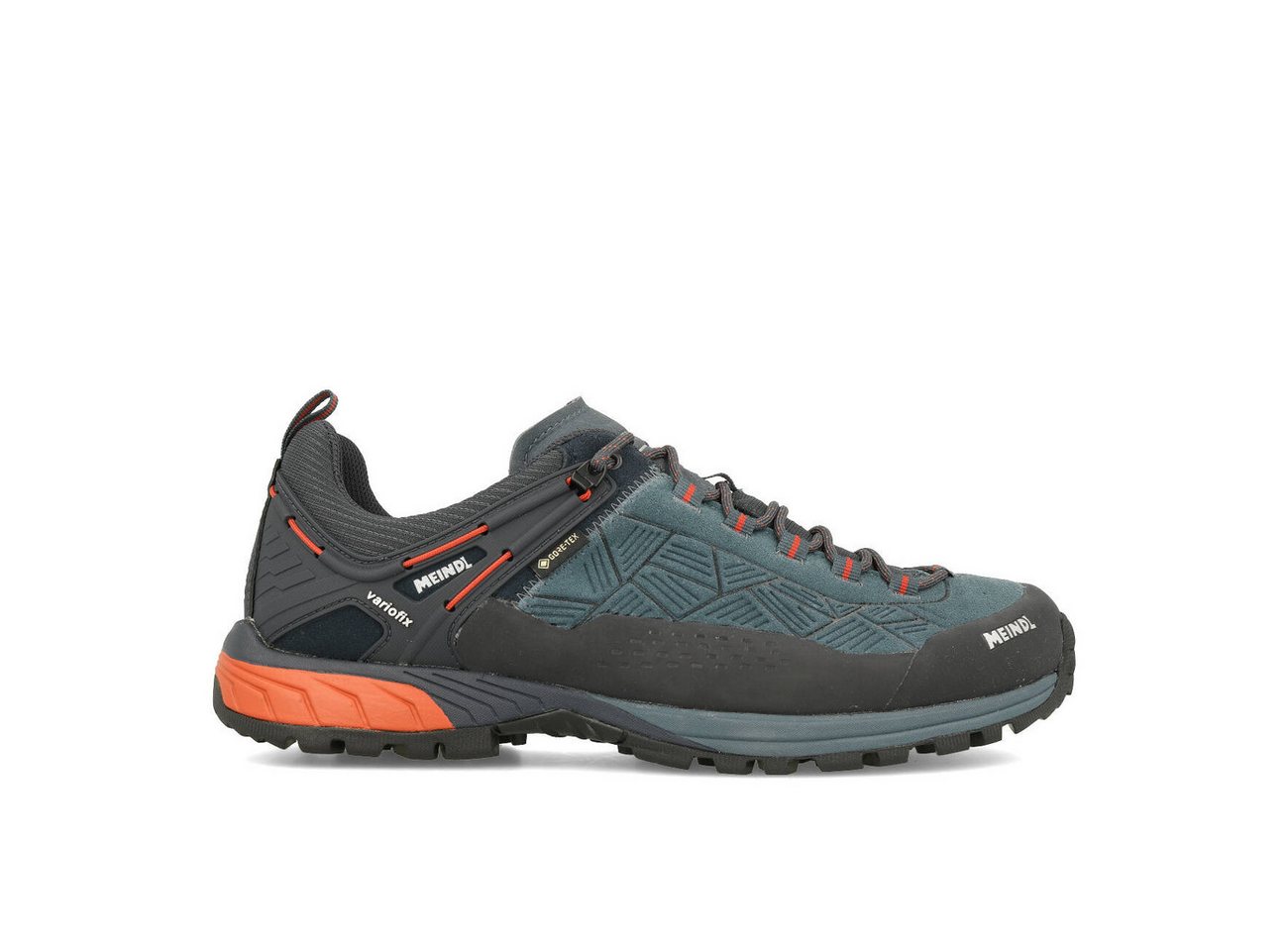 Meindl Top Trail GTX Herren Petrol Rot Outdoorschuh