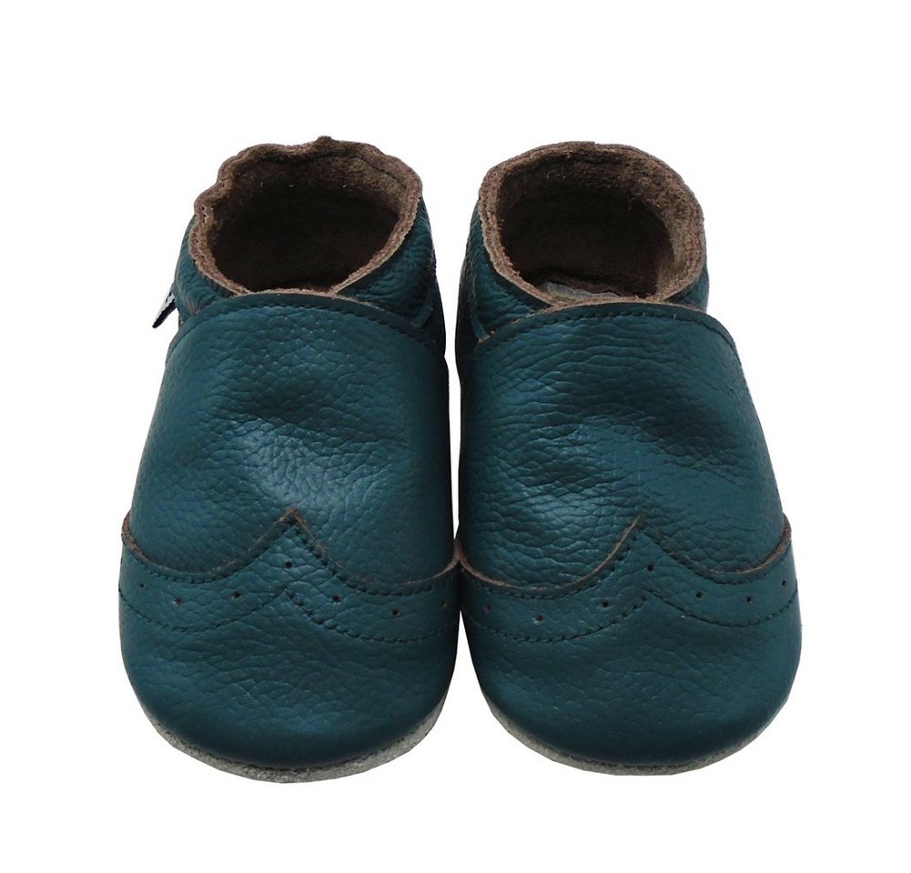 Mejale Leder Krabbelschuhe Babyschuhe Lauflernschuhe 100% Leder Krabbelschuh elastisch