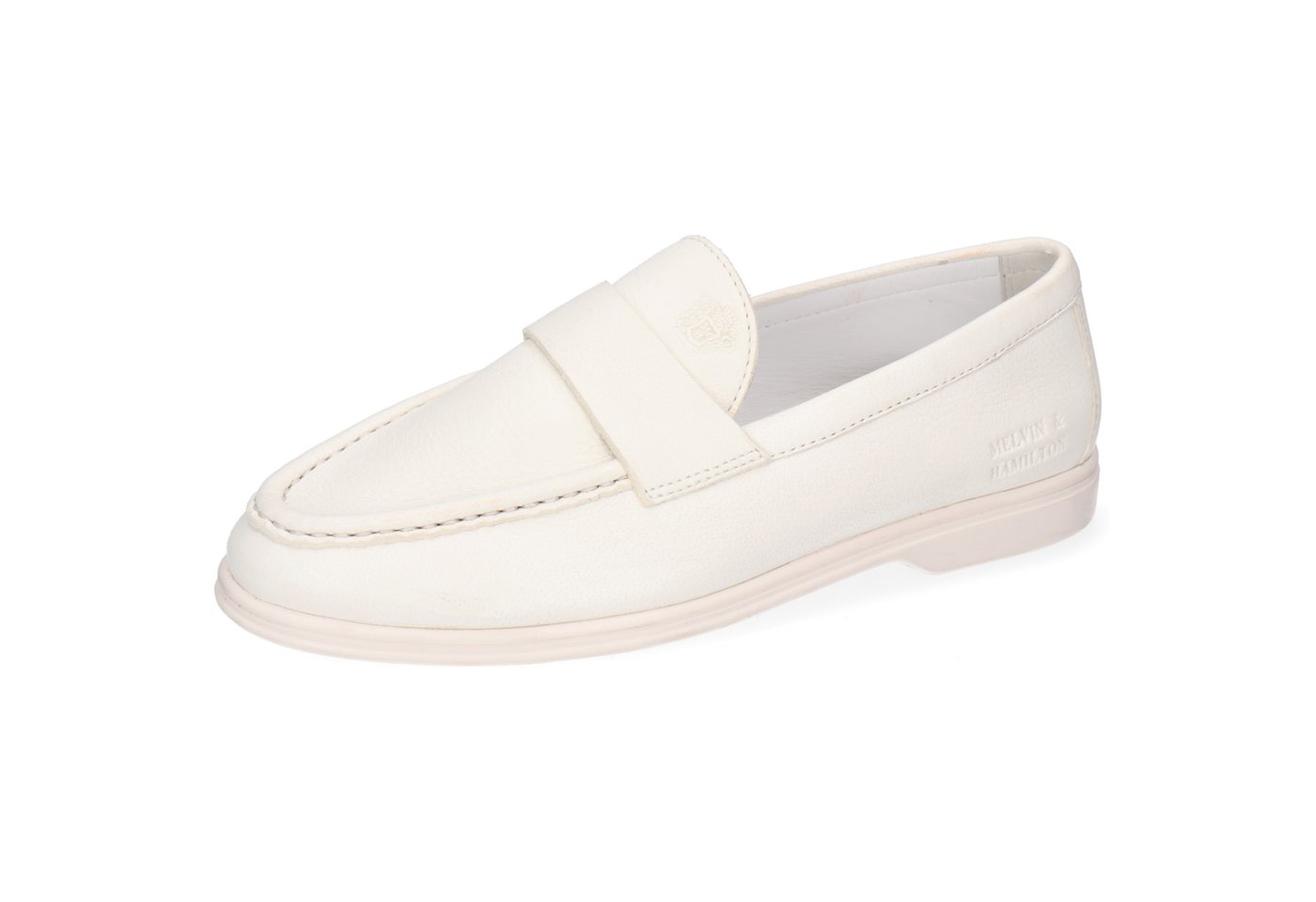 melvin & hamilton Adley 23 Leder-Loafers für Damen Loafer Flache Absätze, Echtes Leder, Herausnehmbare Innensohle