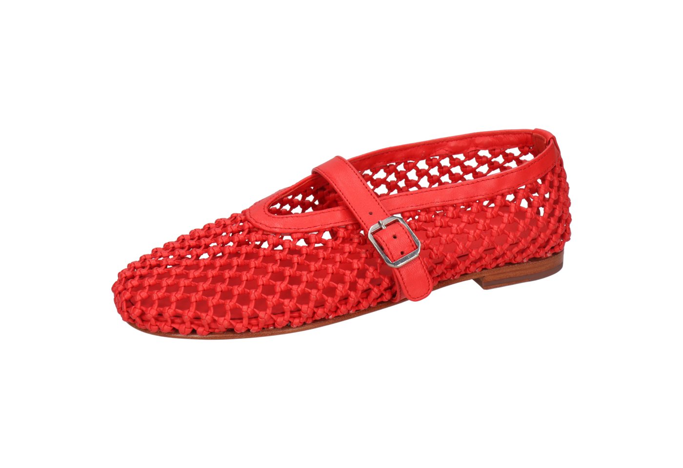 melvin & hamilton Alivia 1 Leder-Mary Jane Schuhe für Damen Ballerina Flache Absätze, Echtes Leder (rosa)